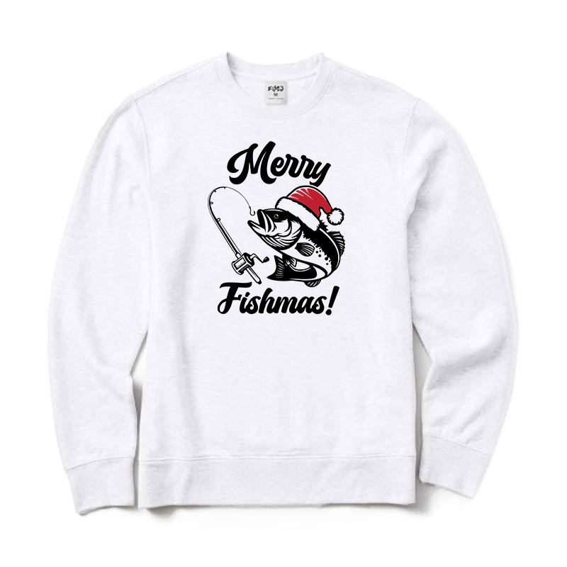 Merry Fishmas Crewneck Sweatshirt