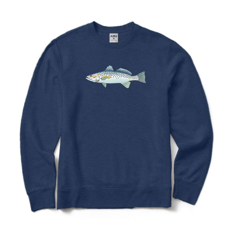 Speckled Trout Fishing Sweatshirt