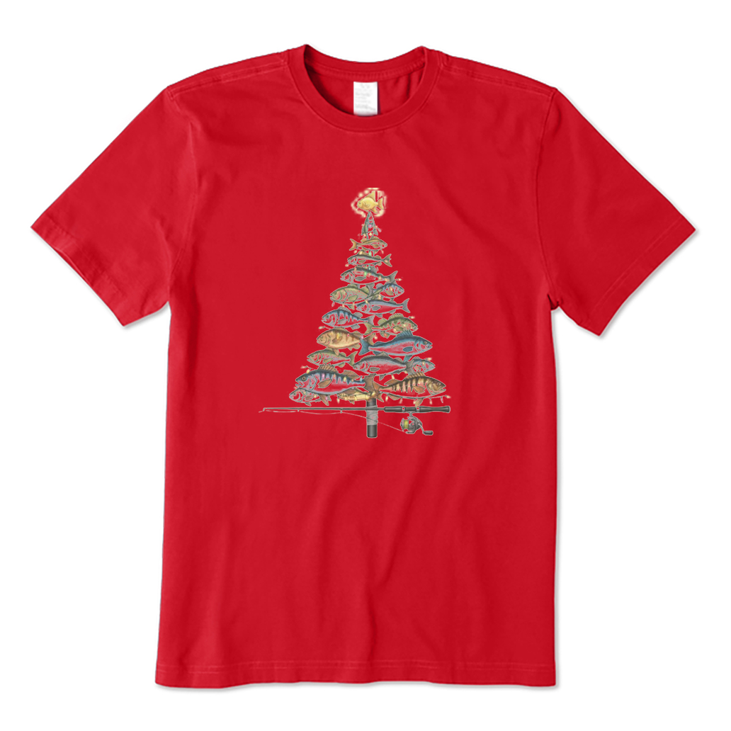 Christmas Fishing T-Shirt