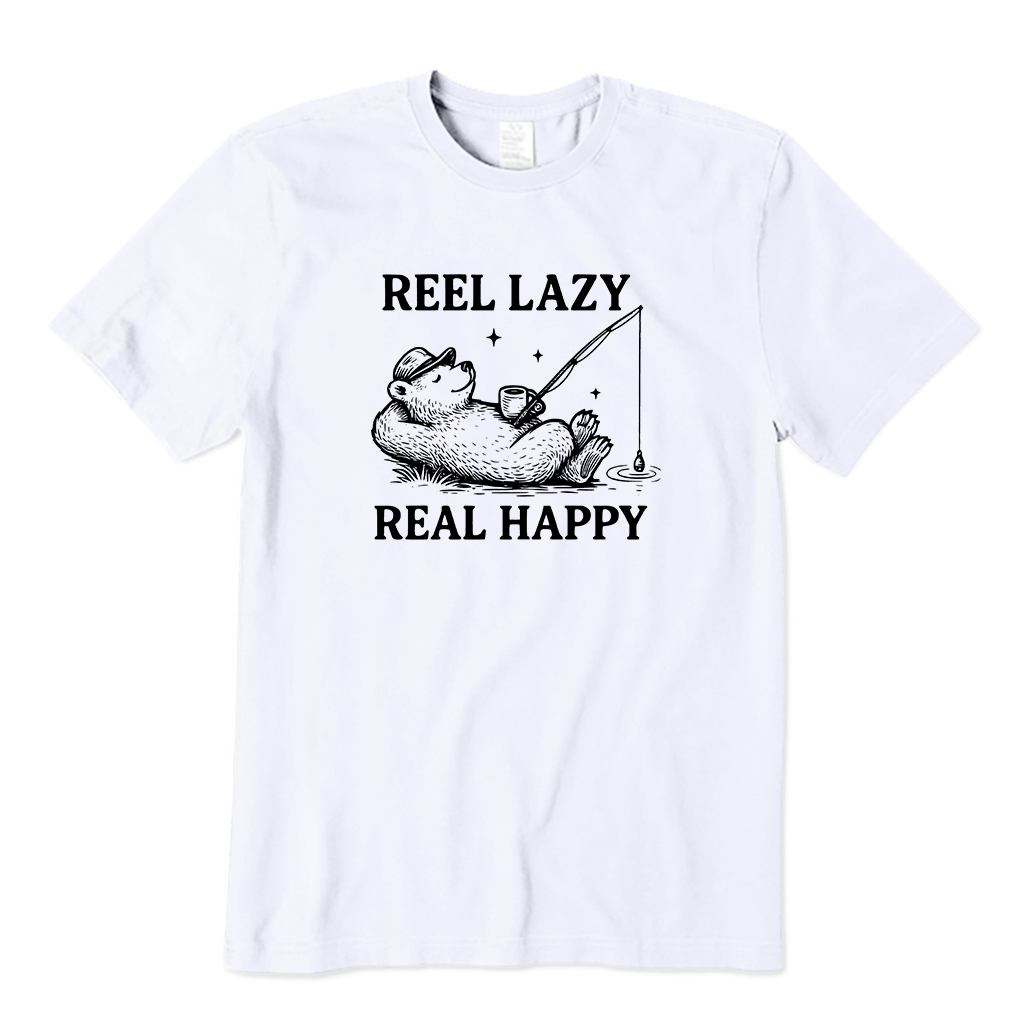Reel Lazy Real Happy T-Shirt