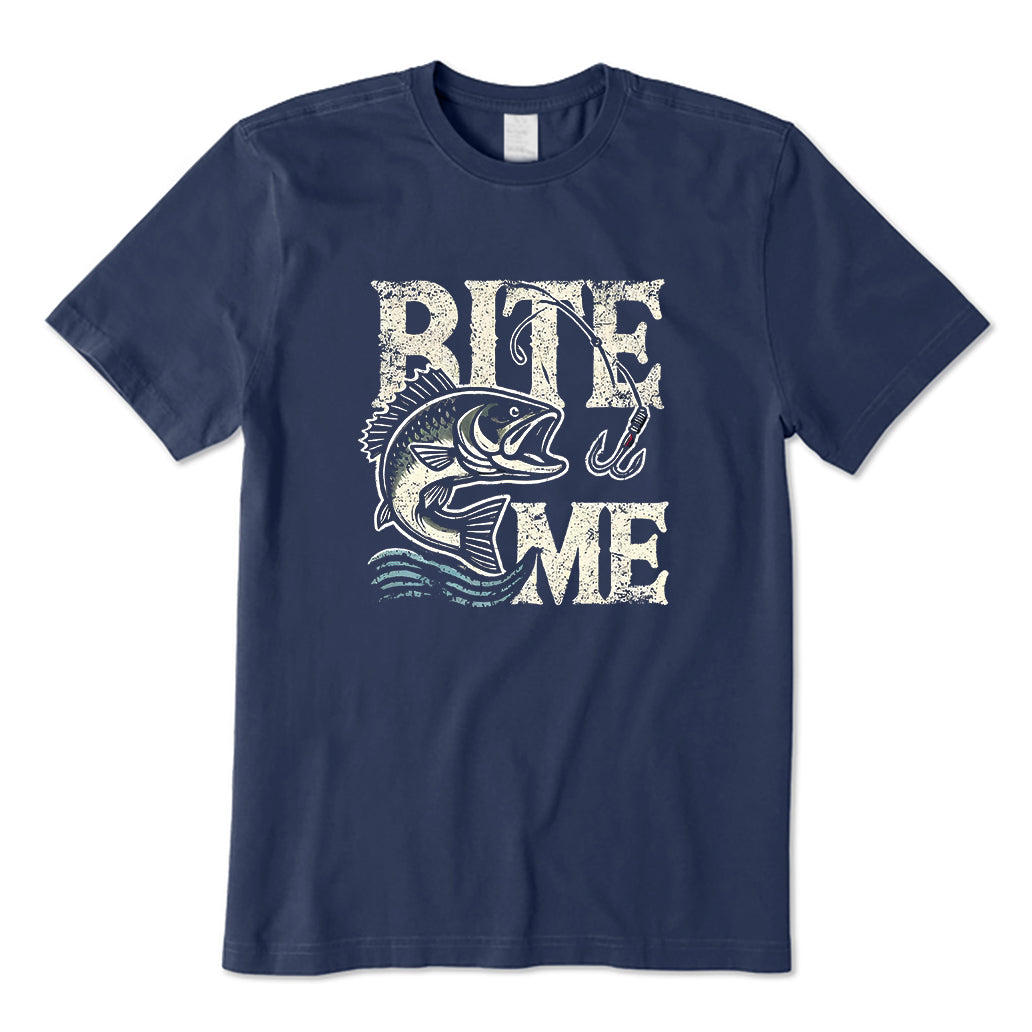 BITE ME Funny Bass Fishing T-Shirt