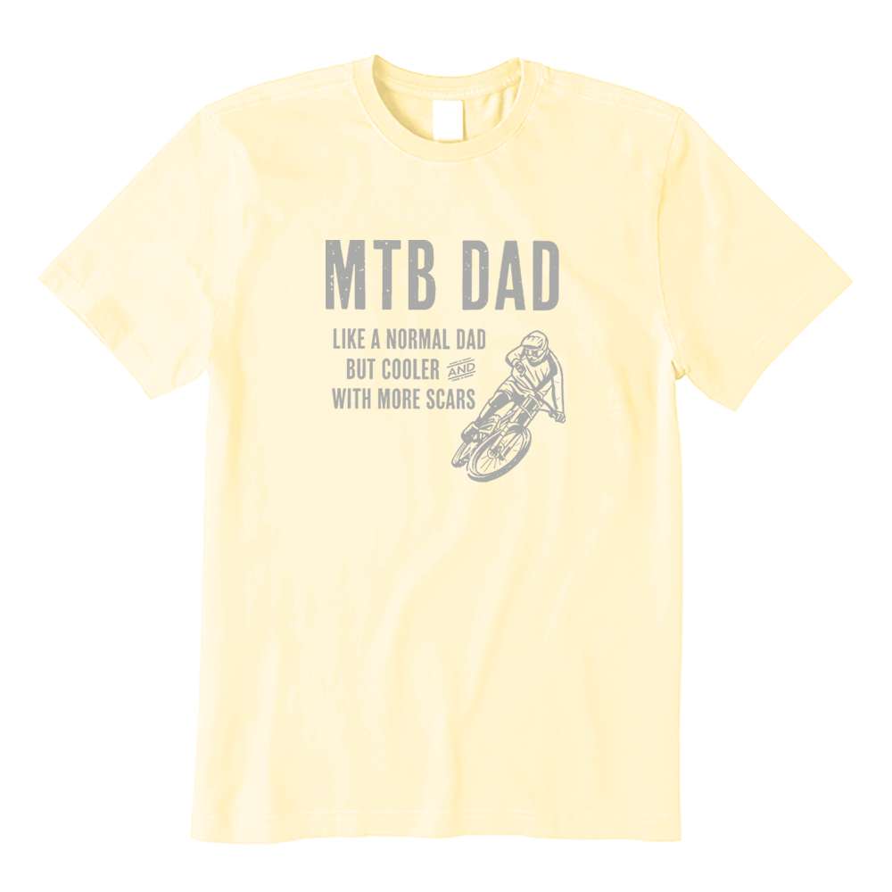 MTB Dad Like A Normal Dad But Cooler With More Scars T-shirt