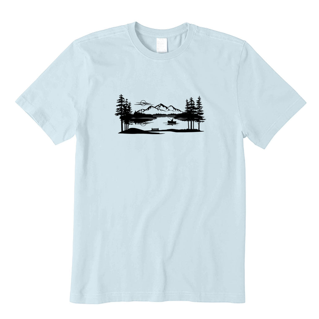 Fishing Lake Scene T-Shirt