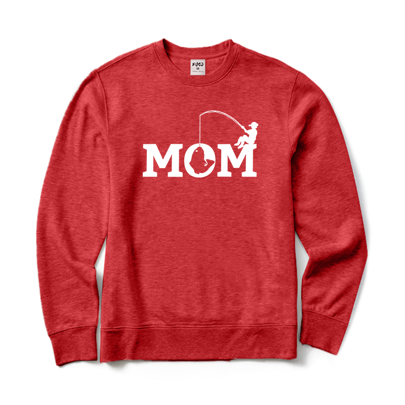 Fishing Mom Crewneck Sweatshirt
