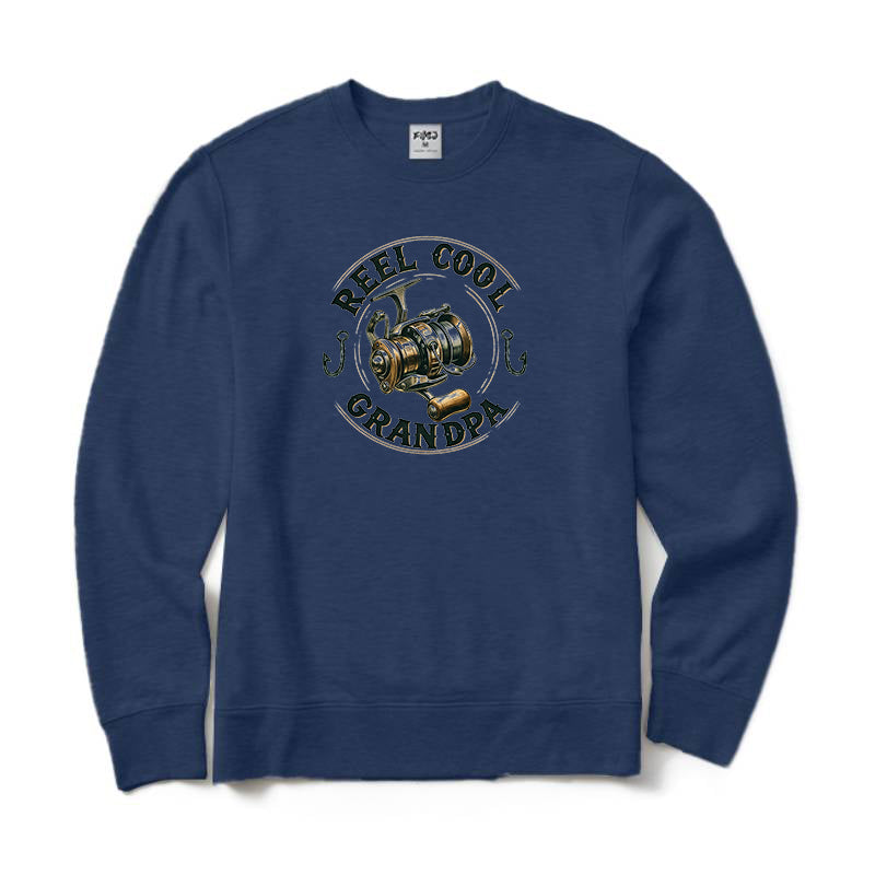 Reel Cool Grandpa Crewneck Sweatshirt