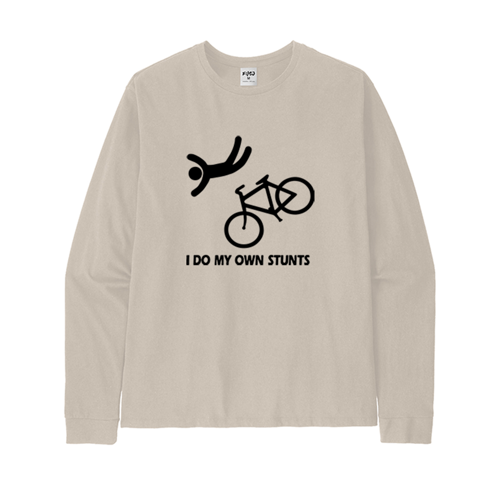 Funny Bike Stunt Long Sleeve T-Shirt