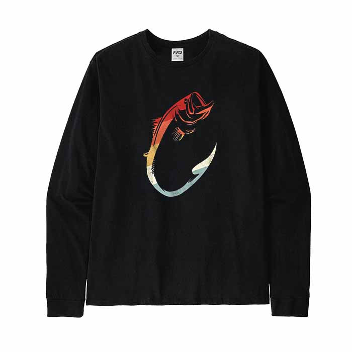 Fishing Part Time Hooker Fish Long Sleeve T-Shirt