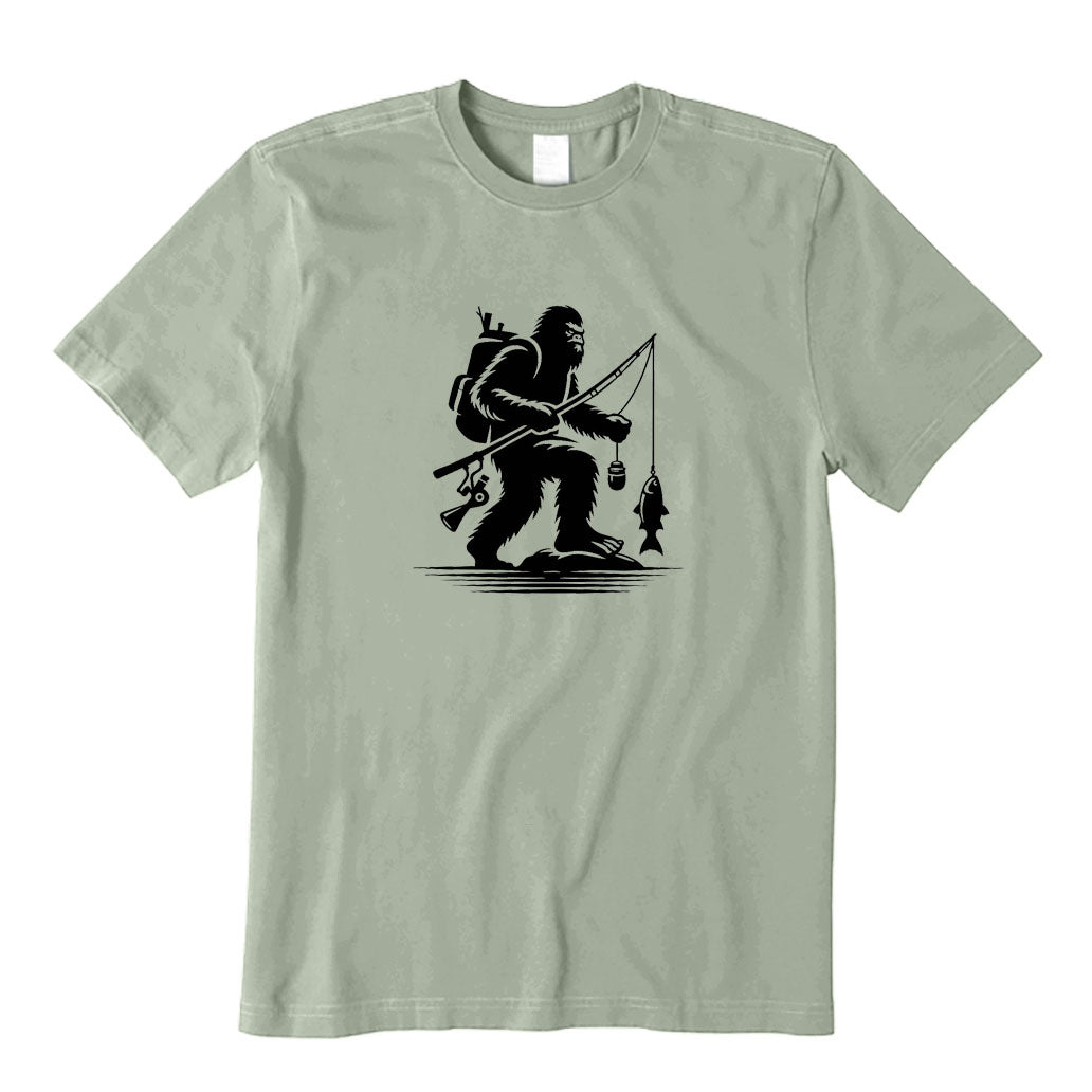 Bigfoot Fishing T-Shirt