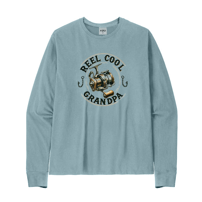 REEL COOL GRANDPA Long Sleeve T-Shirt