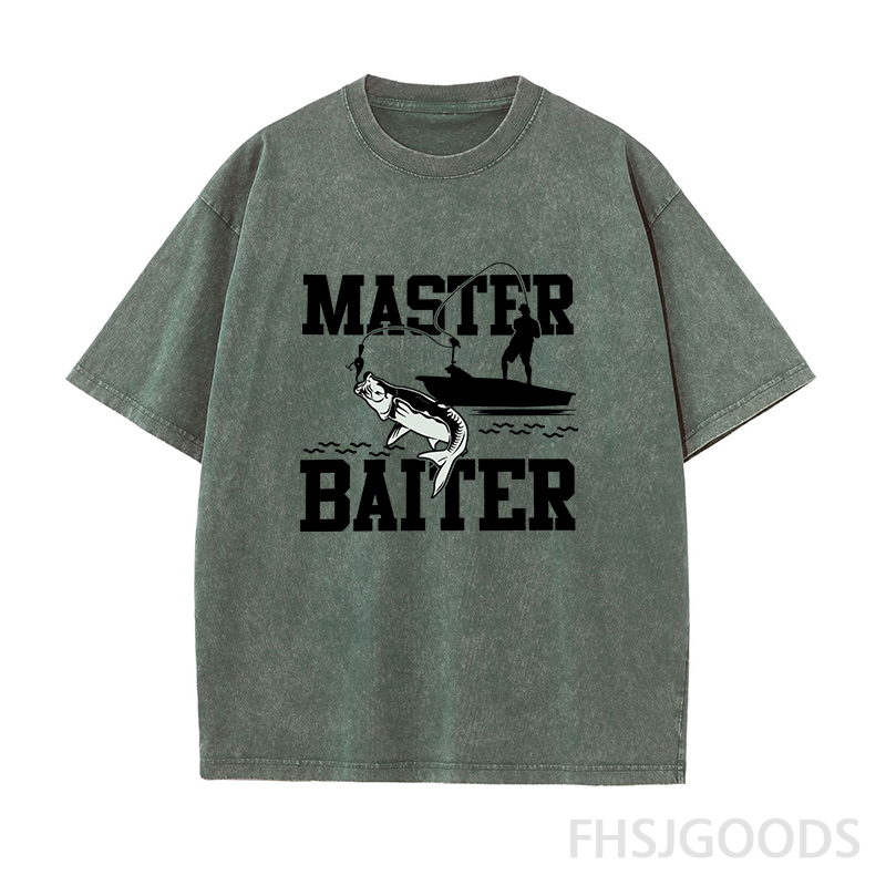 Master Baiter Fishing Unisex Distressed T-Shirt