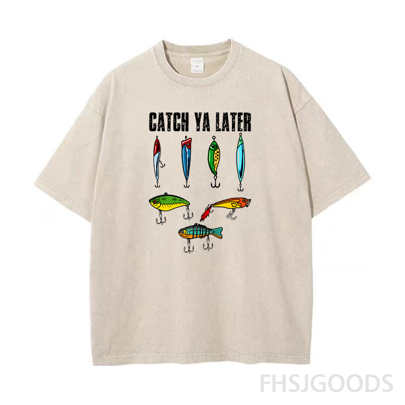 Fish Lover Unisex Distressed T-Shirt