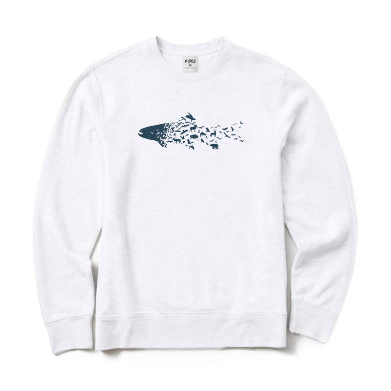 Fish and Animals Crewneck Sweatshirt