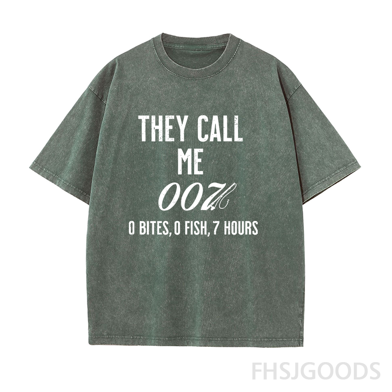 They Call Me 007 Unisex Distressed T-Shirt