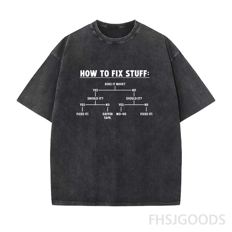 How To Fix Stuff Unisex Distressed T-Shirt