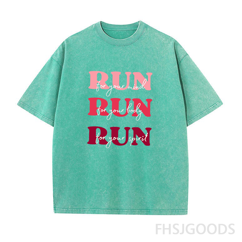 Run For Your Mind Unisex Distressed T-Shirt