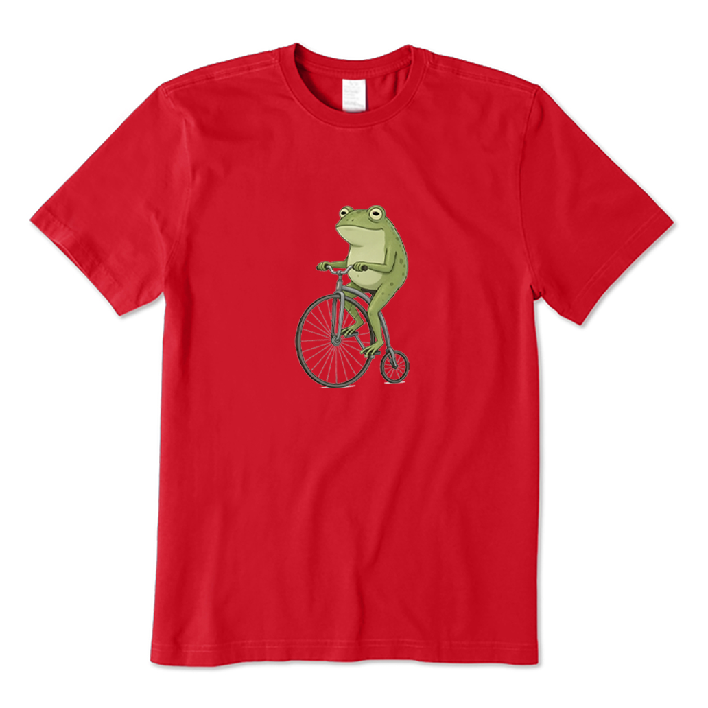 Frog on A Penny Farthing Bicycle T-shirt