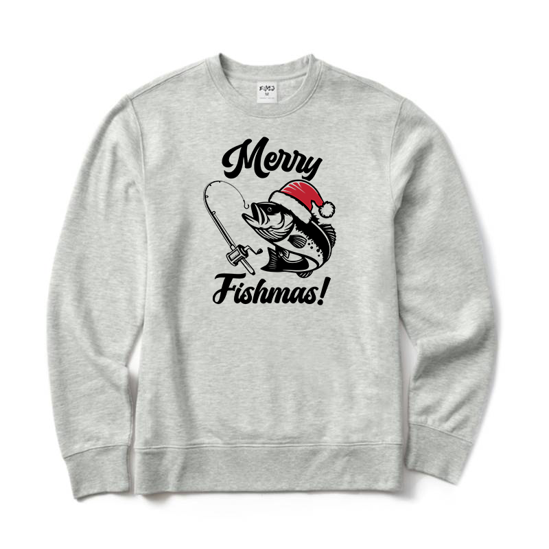 Merry Fishmas Crewneck Sweatshirt