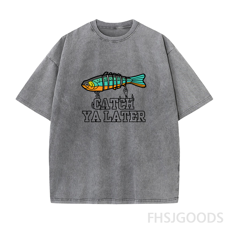 Catch You Later Unisex Distressed T-Shirt