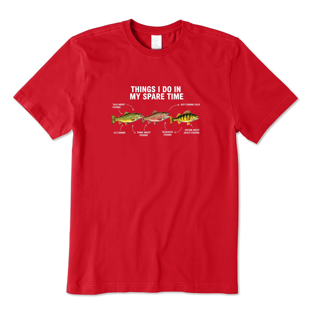 Spare Time Fishing Obsessed T-shirt