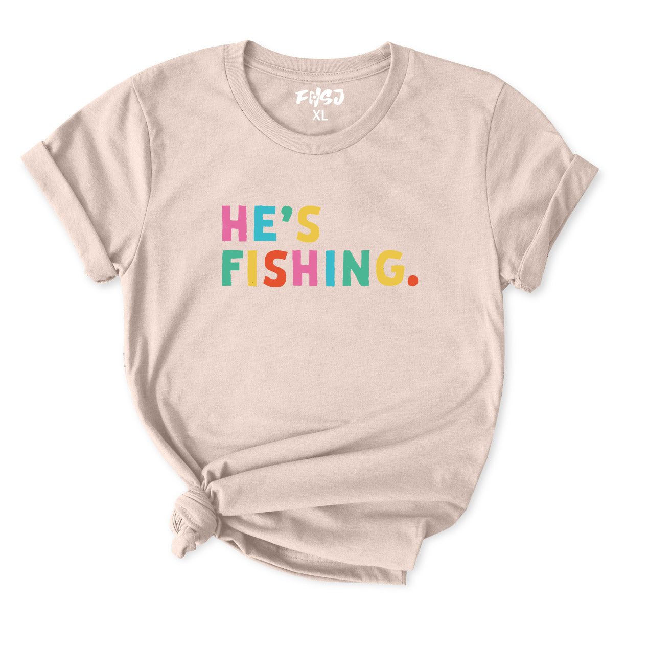 He's Fishing T-Shirt for Women