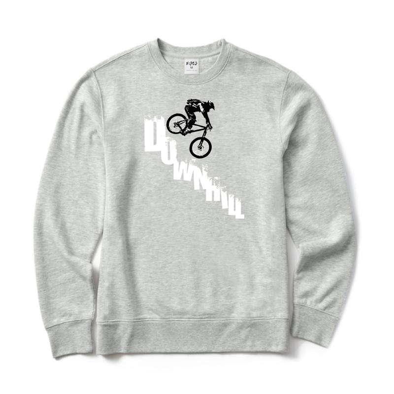 Mountain Bike Downhill Crewneck Sweatshirt