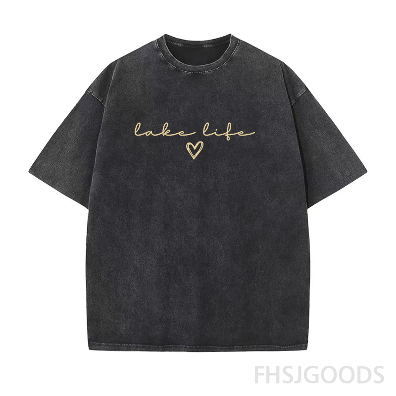 Lake Life Unisex Distressed T-Shirt