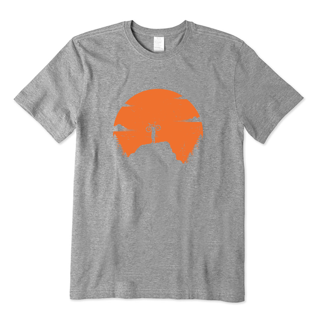 Sunset Mountain Biking T-shirt