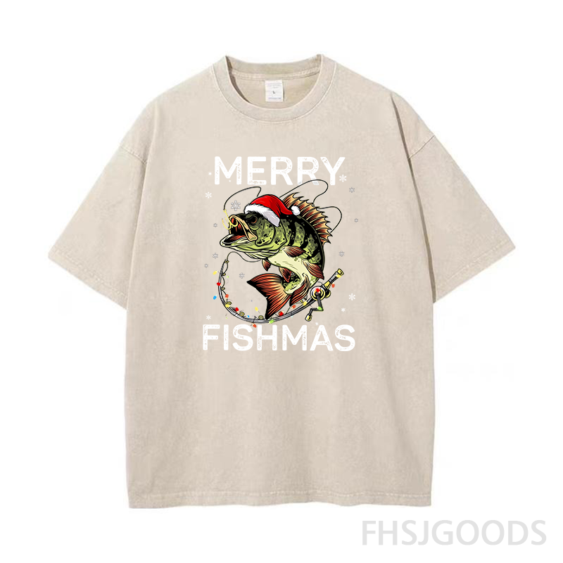 Merry Christmas Unisex Distressed T-Shirt