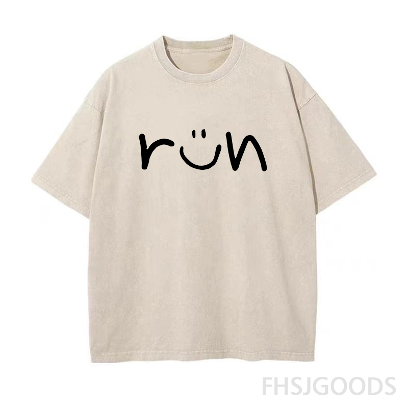 Run Unisex Distressed T-Shirt