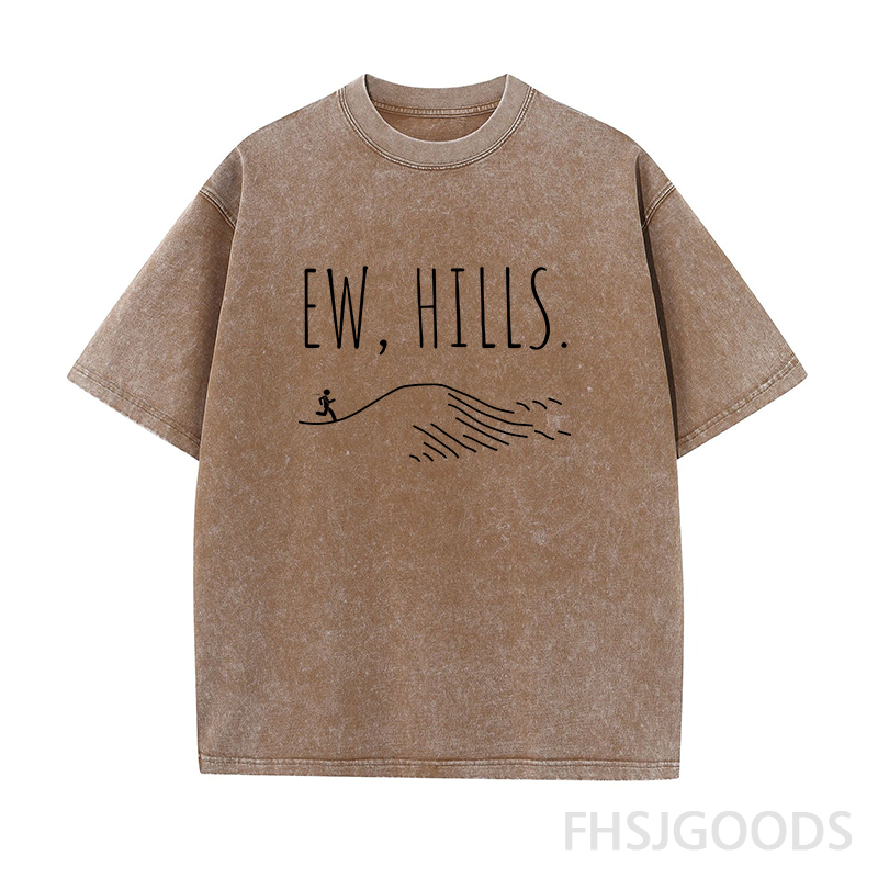 Funny Running Unisex Distressed T-Shirt