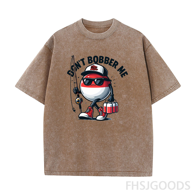 Don't Bobber Me Unisex Distressed T-Shirt