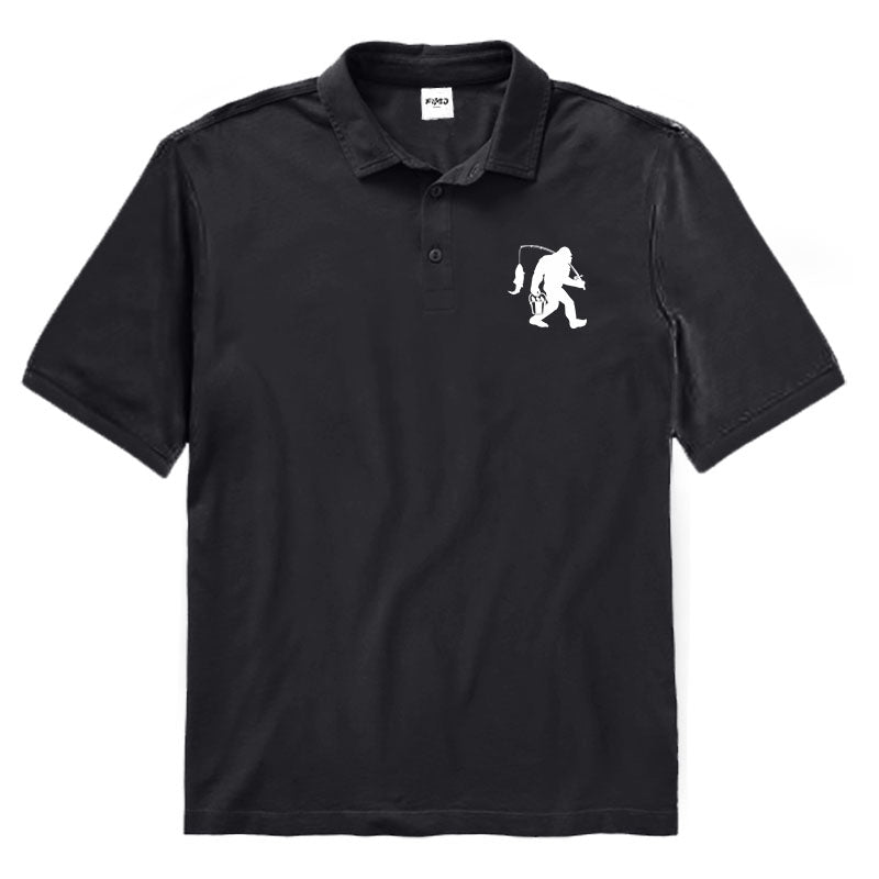 Bigfoot Fishing Polo Shirt