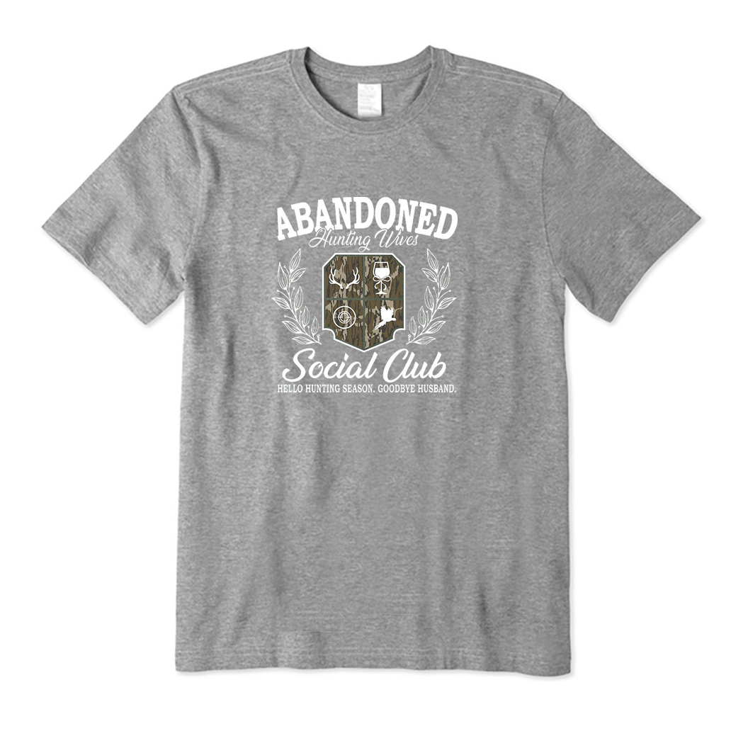 Abandoned Hunting Wife Social Club T-Shirt