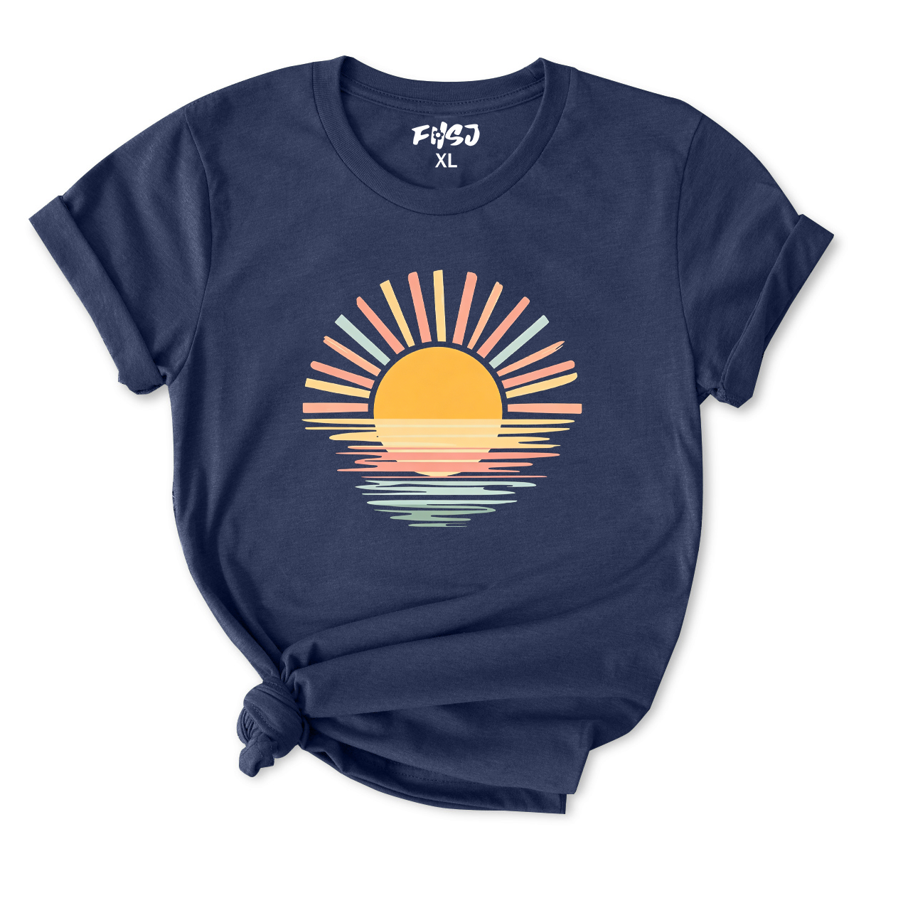 Retro Sun & Sea T-Shirt for Women