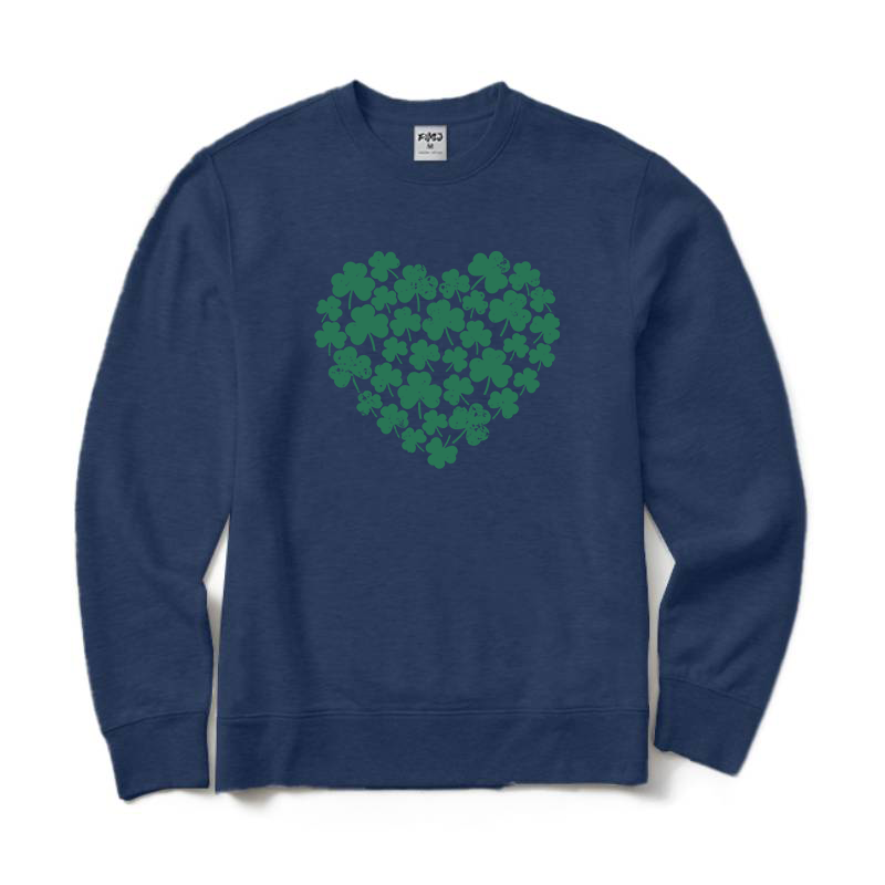Shamrock Heart Crewneck Sweatshirt