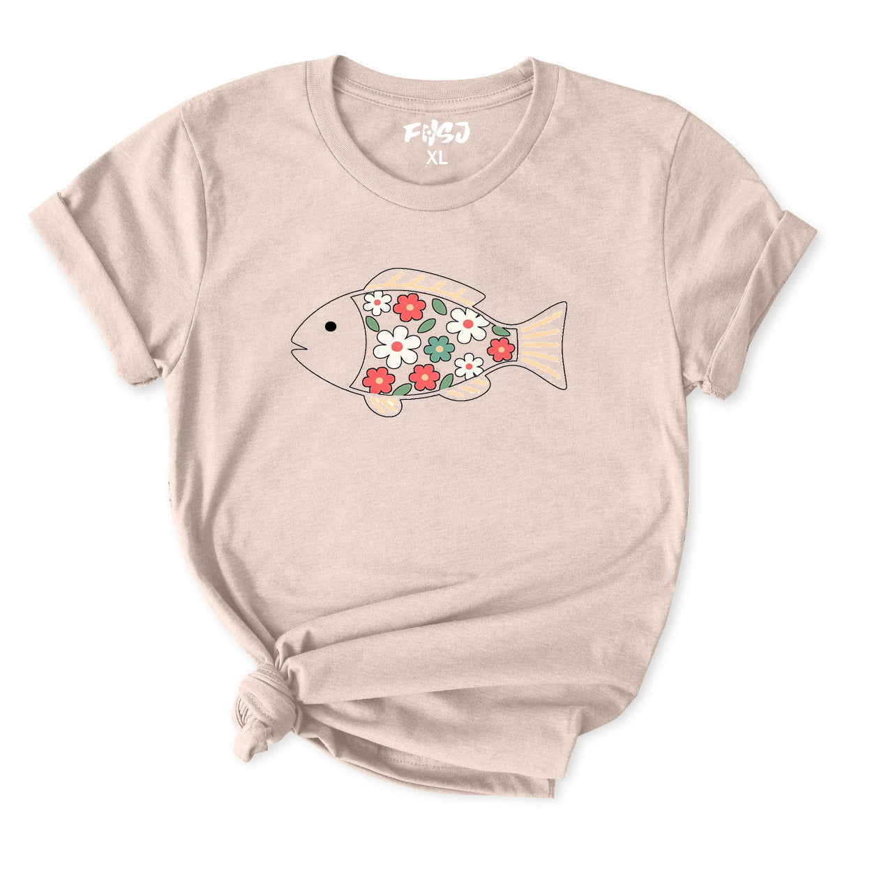 Floral fish T-Shirt for Women