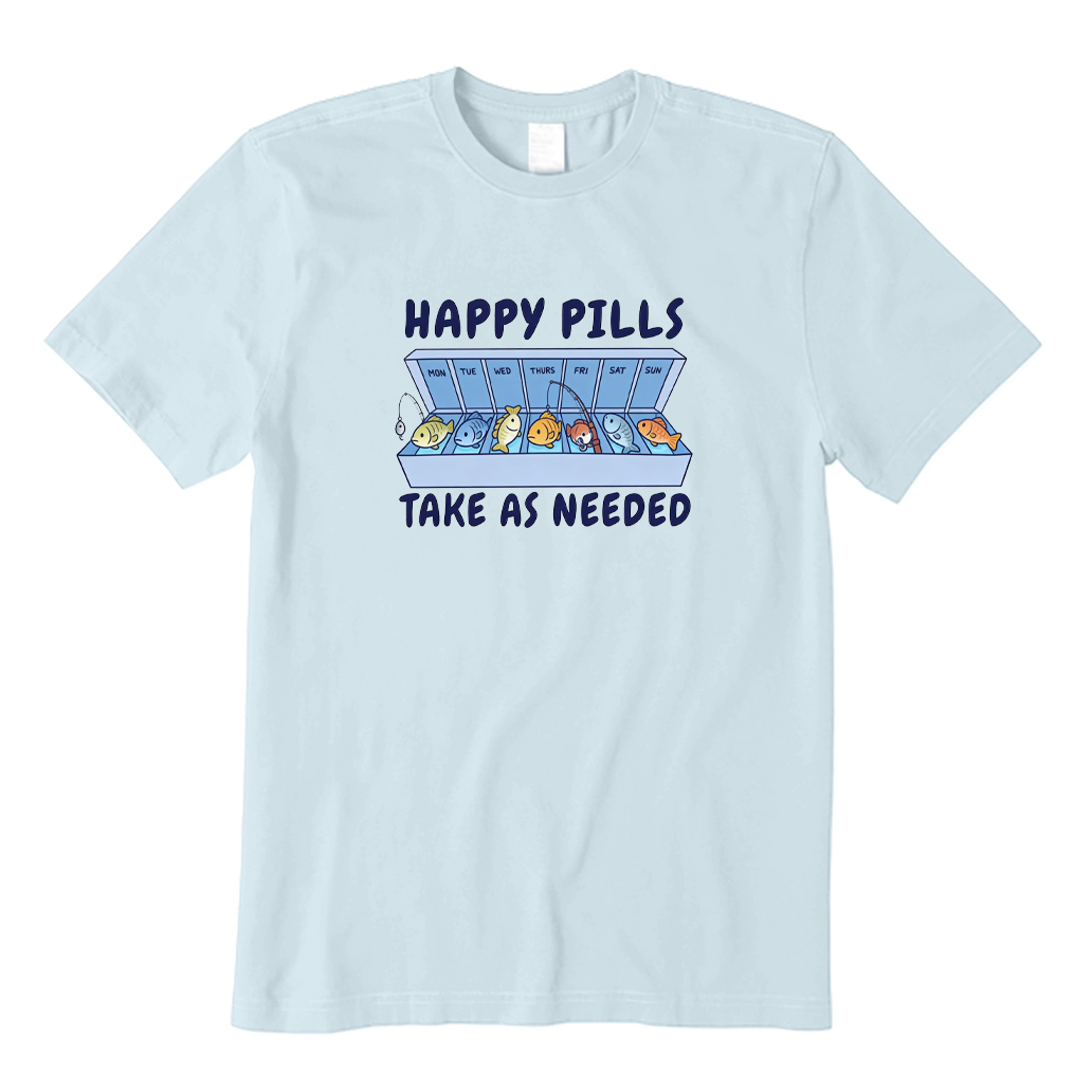 Fishing Happy Pills T-shirt