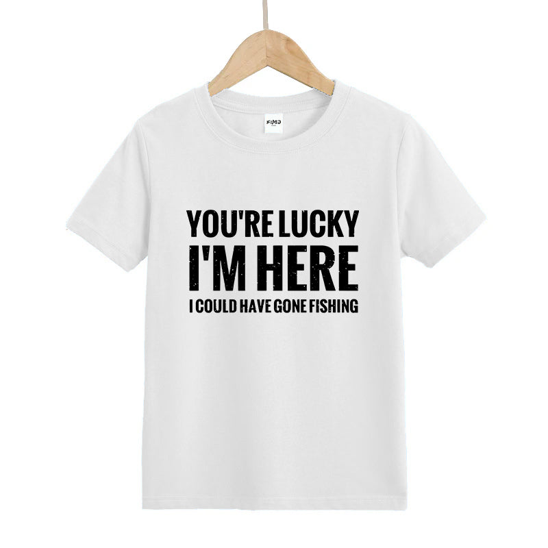 I Could Have Gone Fishing Kids T-Shirt