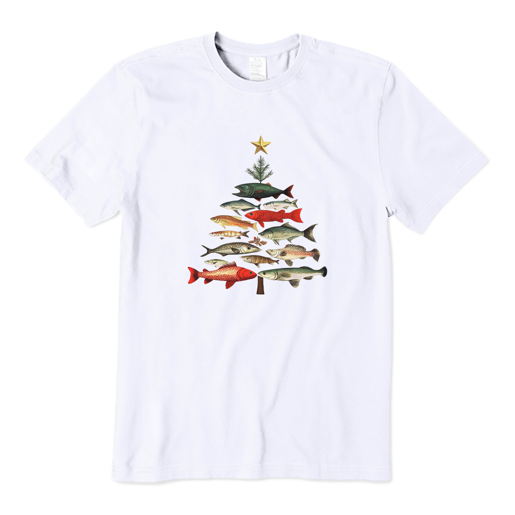 Fish Christmas Tree T-Shirt
