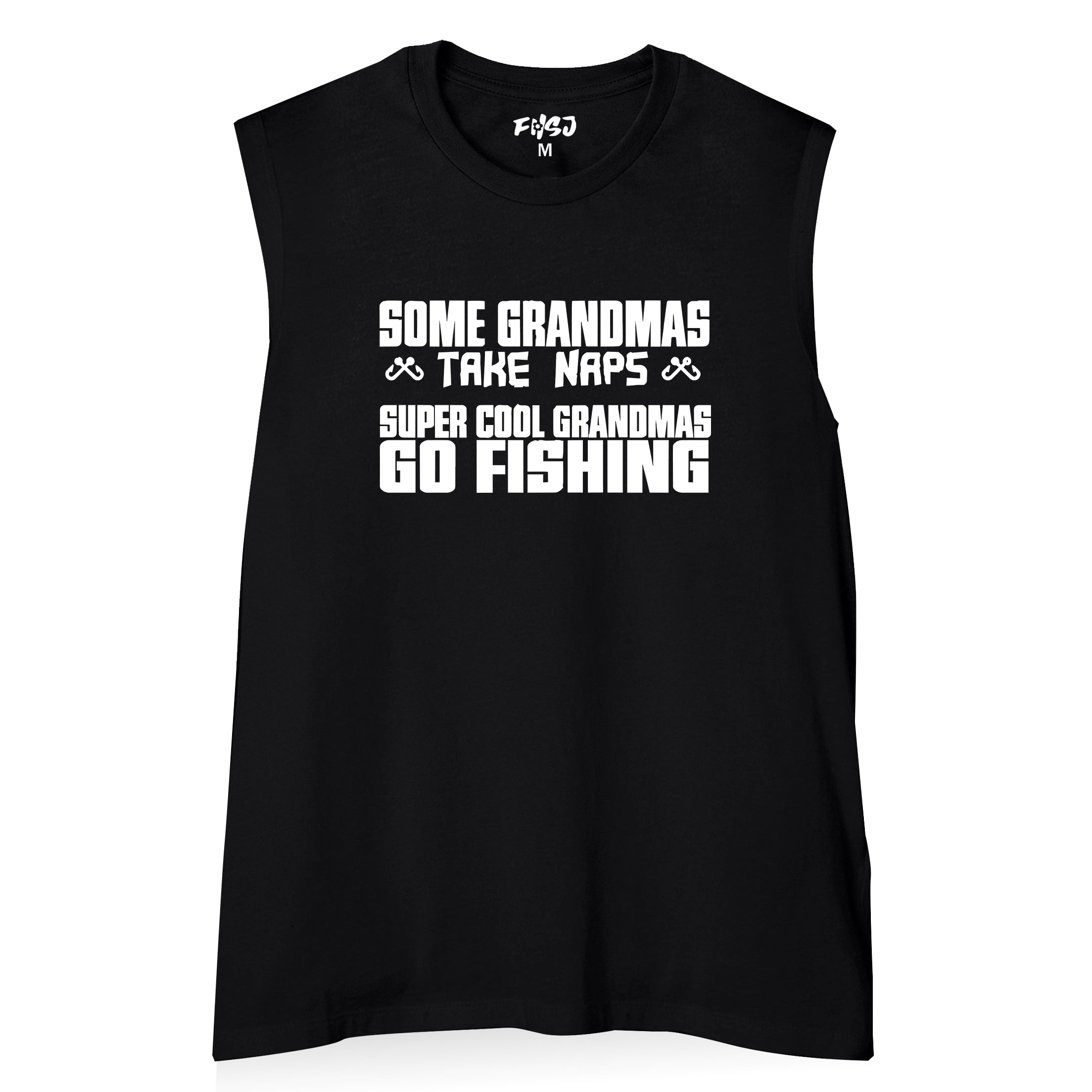 Women Some Grandmas Take Naps Super Cool Grandmas Go Fishing Tank Top