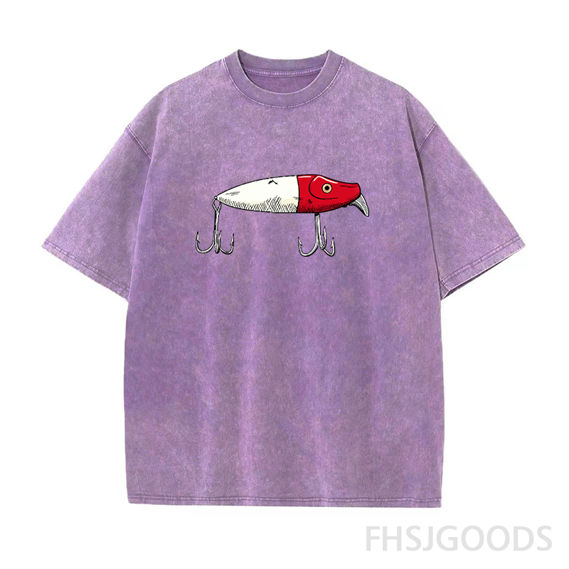 Vintage Fishing Lure Unisex Distressed T-Shirt