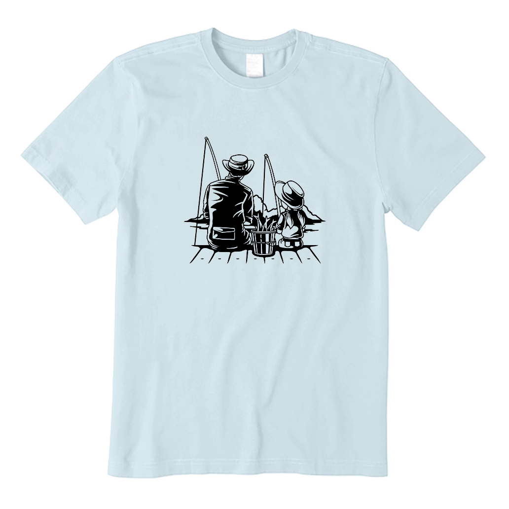 Dad and Daughter Fishing T-Shirt