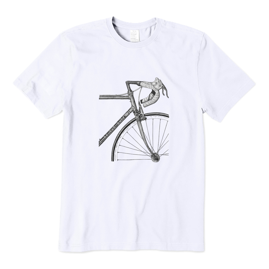 Vintage Road Bike Sketch T-shirt