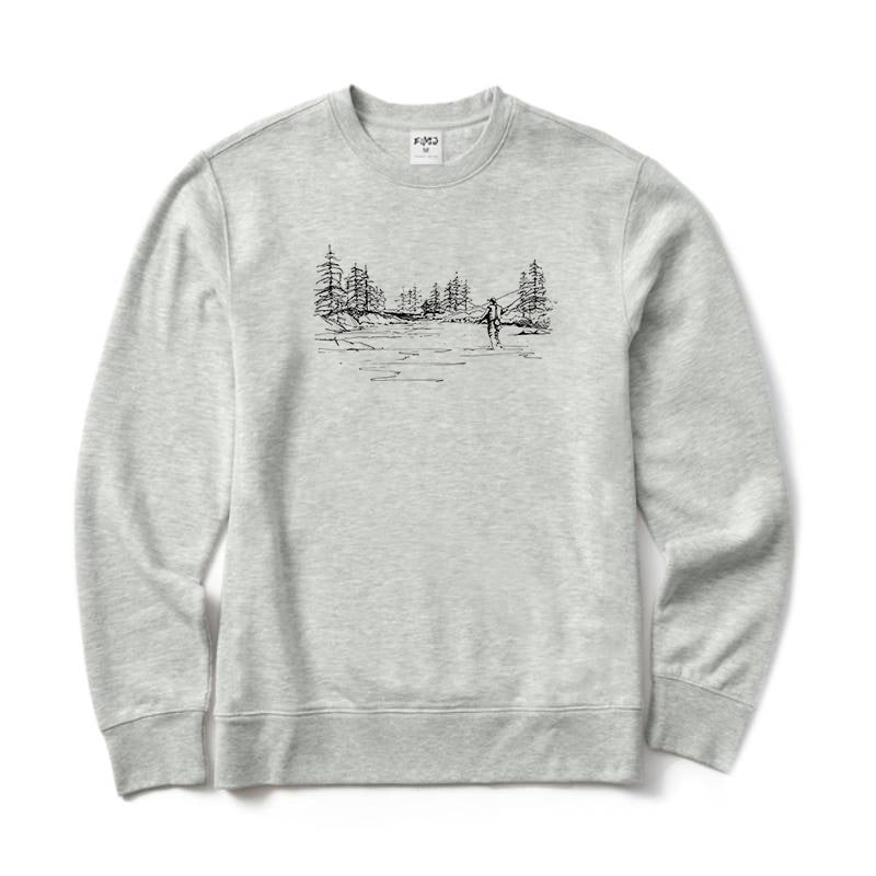 Fly Fishing Crewneck Sweatshirt