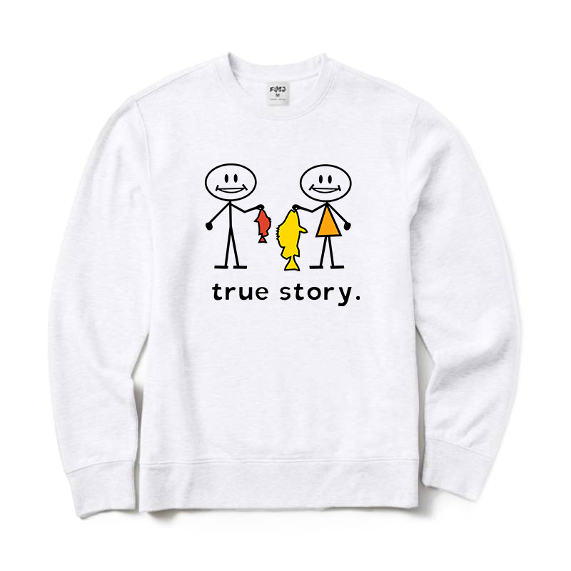 True Story Fishing Crewneck Sweatshirt
