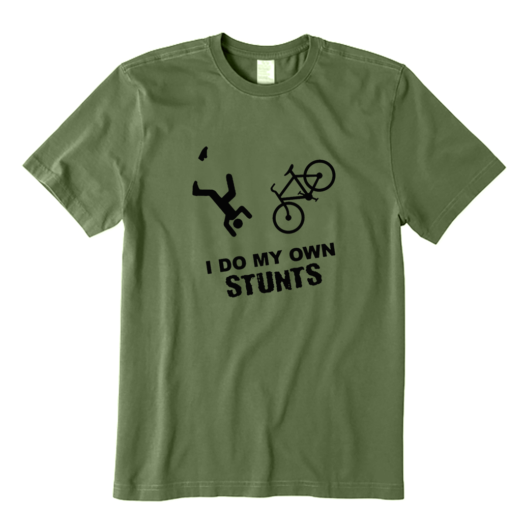 I Do My Own Stunts Cycling T-shirt