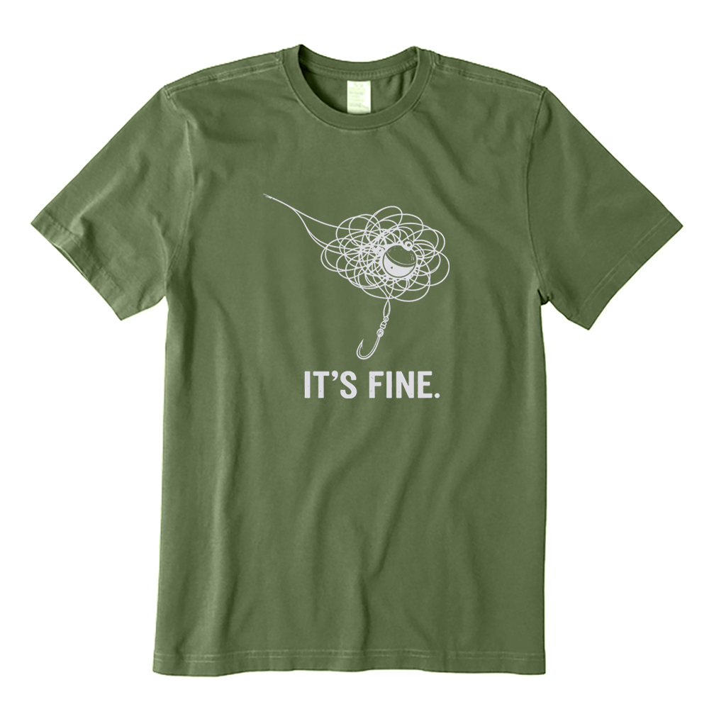 Funny Fishing It's Fine T-Shirt