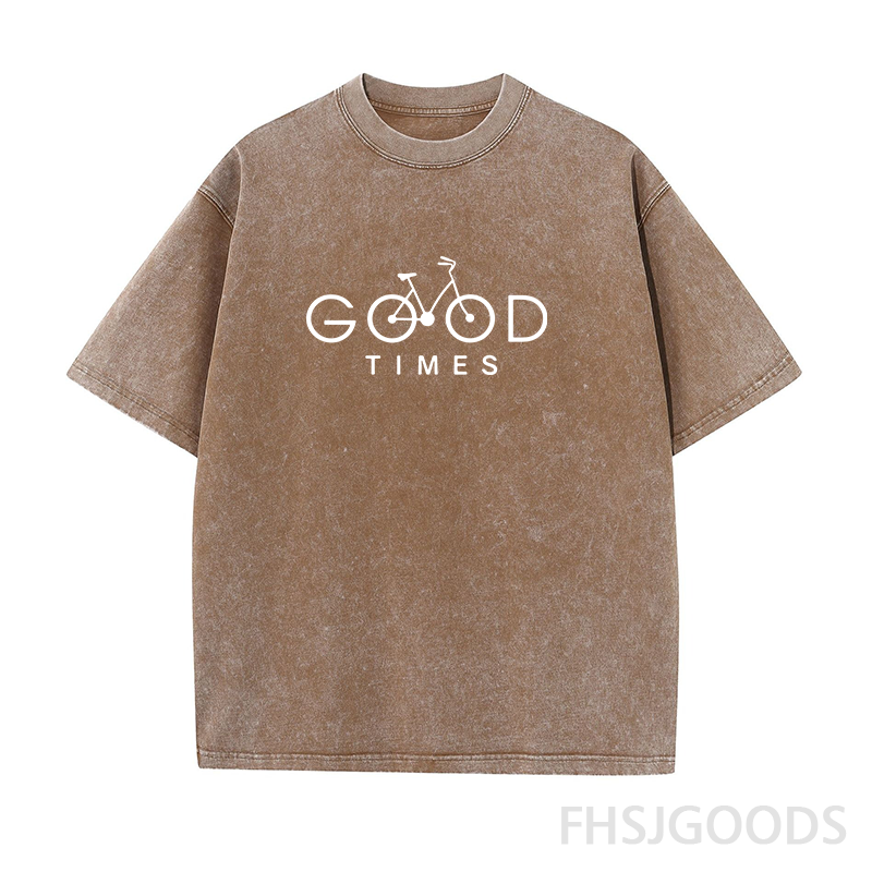Good Times Bicycle Unisex Distressed T-Shirt
