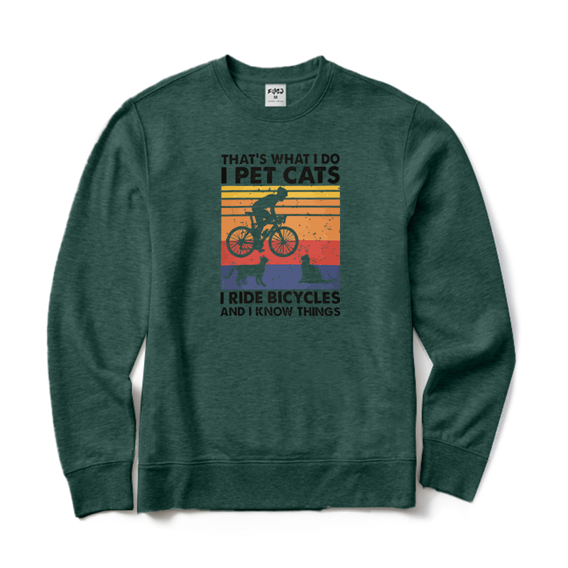 Funny Cyclist Crewneck Sweatshirt