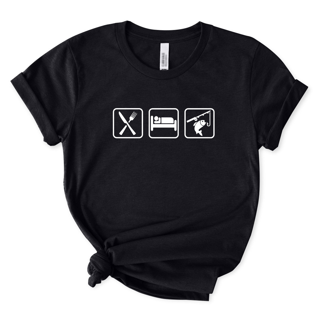 Eat Sleep Fish T-Shirt for Women